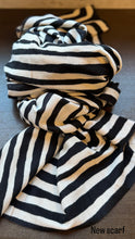 Stripe winter scarf
