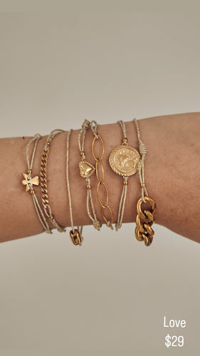 elastic lurex bracelet