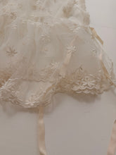 Off white broderie tulle top