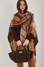 mamapapa - poncho scarf checkers