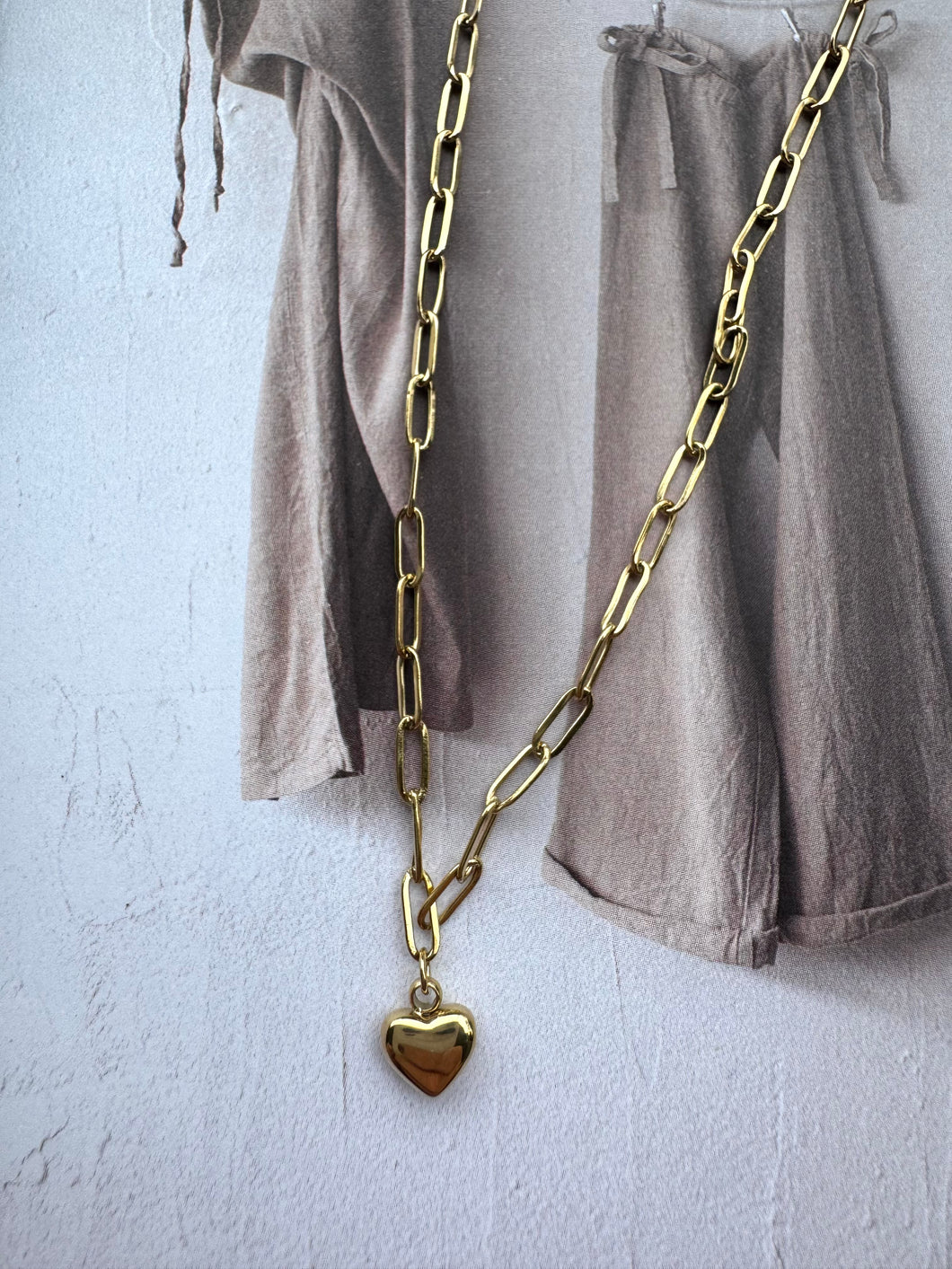 small heart chain necklace
