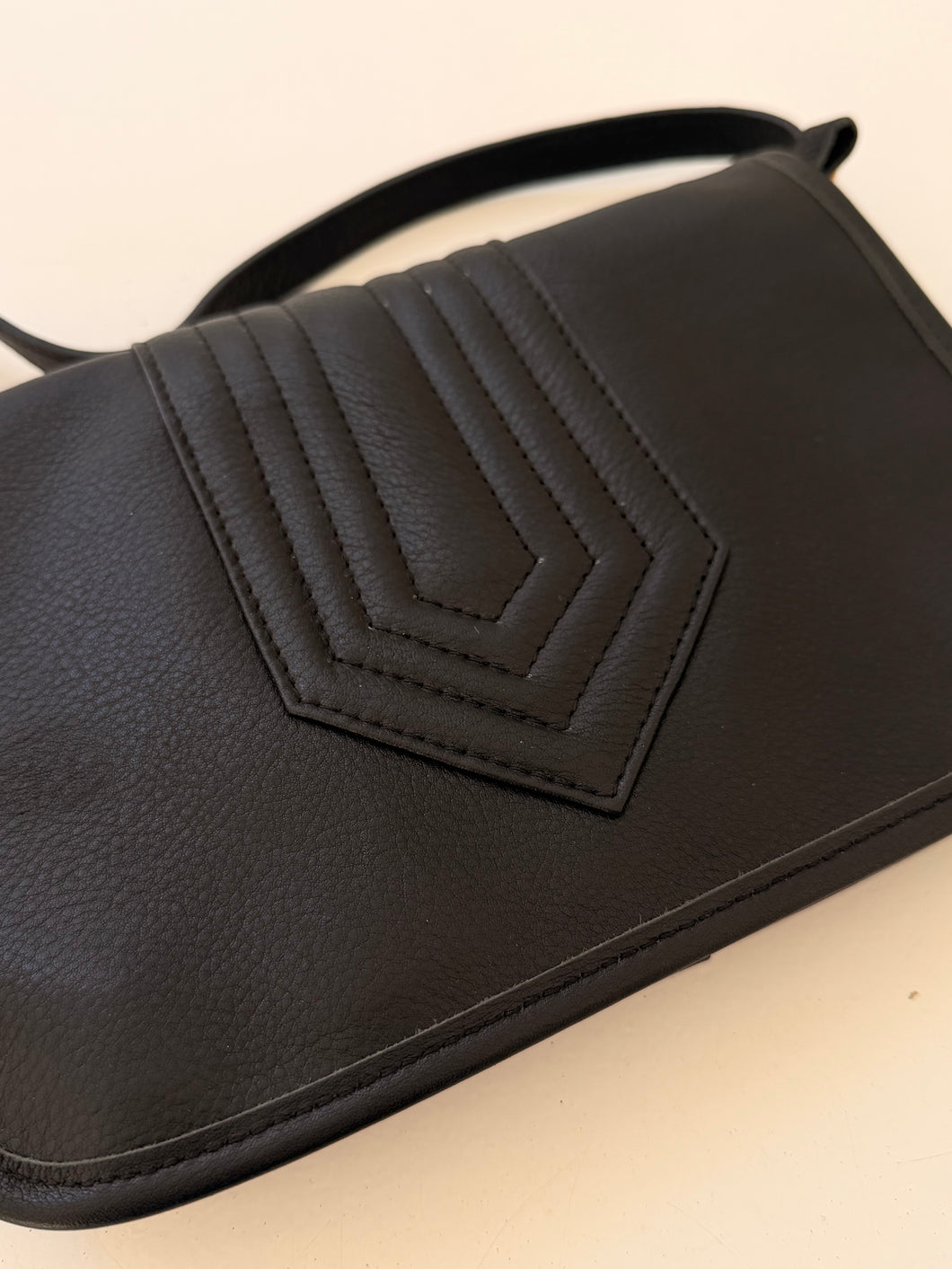 Leather black bag