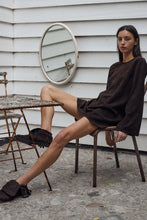 mamapapa - paris leather black dress