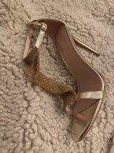 ideal - gold mesh high heels