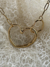chain hearts necklace