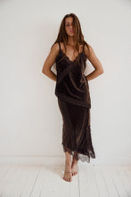 mamapapa - Velvet chocolate skirt