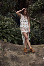 Mamapapa - Cobra Crochet Dress in White