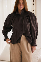 mamapapa - Ginger chocolate blouse