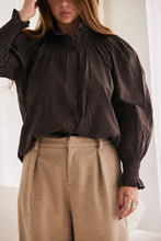 mamapapa - Ginger chocolate blouse