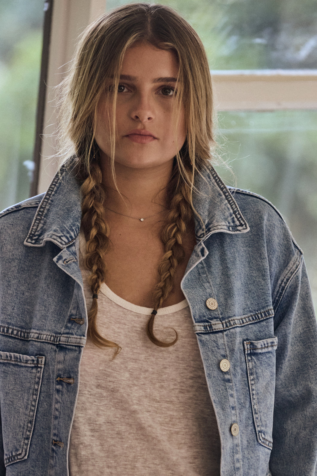 love me - jean jacket