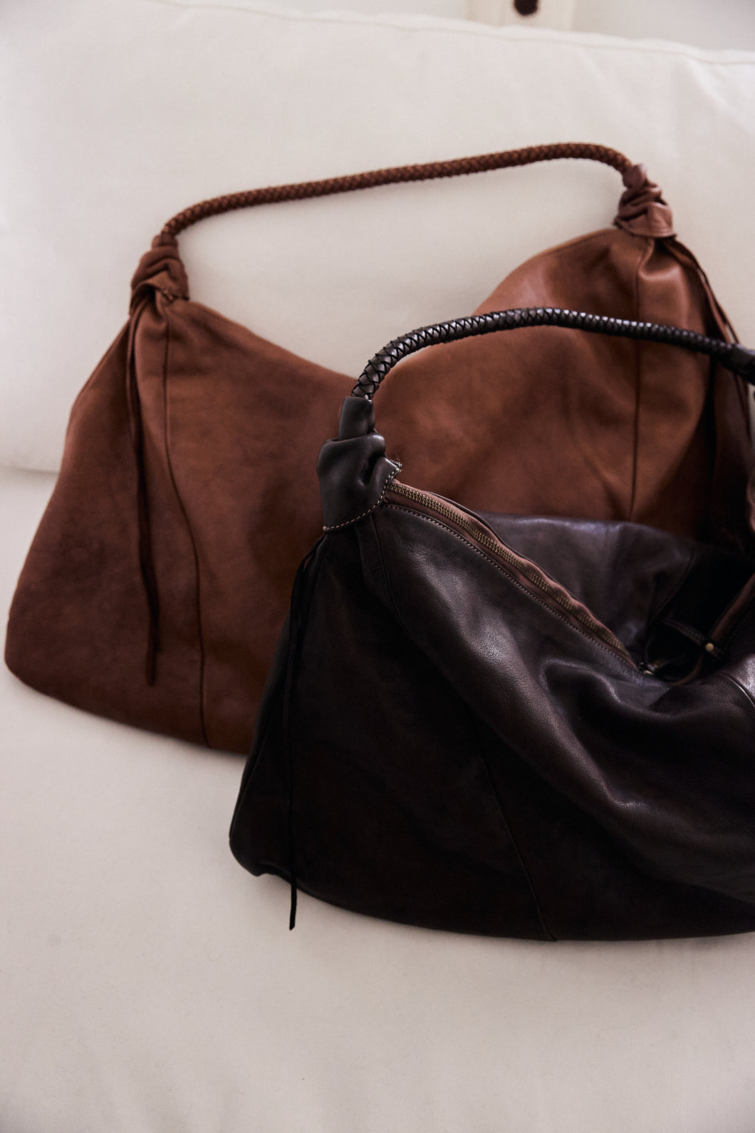 Leather large bag