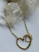 chain hearts necklace