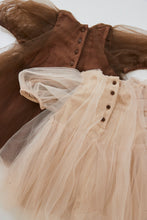 Tutu dress with Balloon sleeve tulle