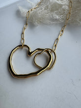 chain hearts necklace