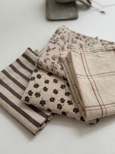 Denmark - tea towel stripe choco