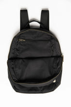 Black mini backpack