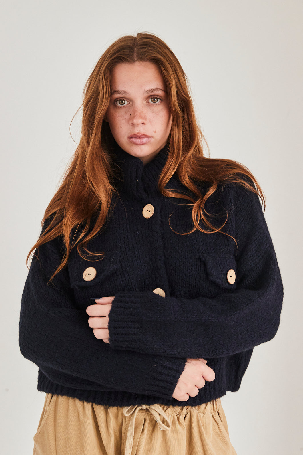 mamapapa navy Cardigan