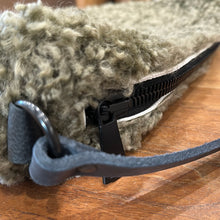 Oversized fur bumbag
