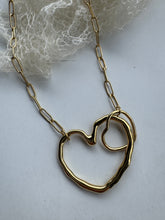 chain hearts necklace