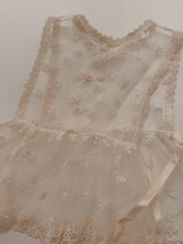 Off white broderie tulle top