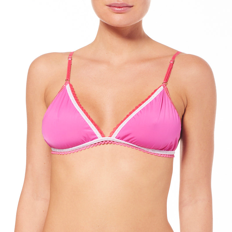 Isabelle de Paris - Fuchsia Triangle Bra