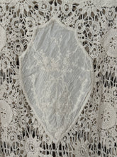 mamapapa - Embroiderie & crochet cream tunic / mini dress