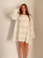 mamapapa - Paris white cotton broderie dress