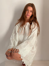 mamapapa - Paris white cotton broderie dress