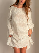 mamapapa - Paris white cotton broderie dress
