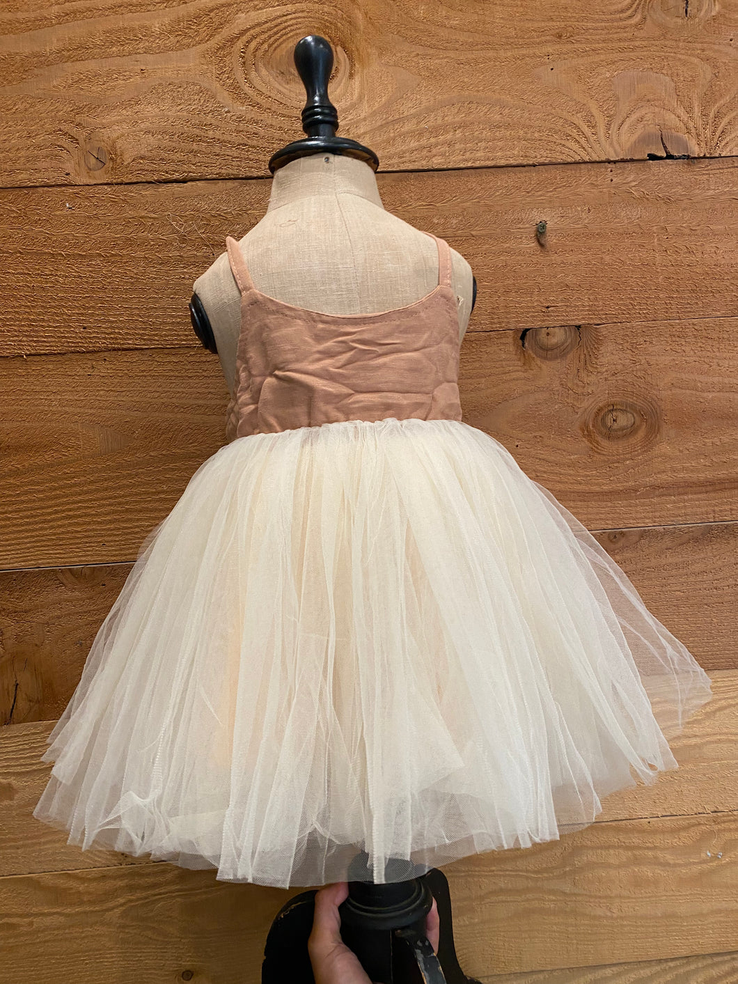 Tutu dress linen top