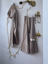 Clear gem necklace