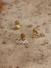 single three bar earring
