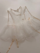 white tulle top