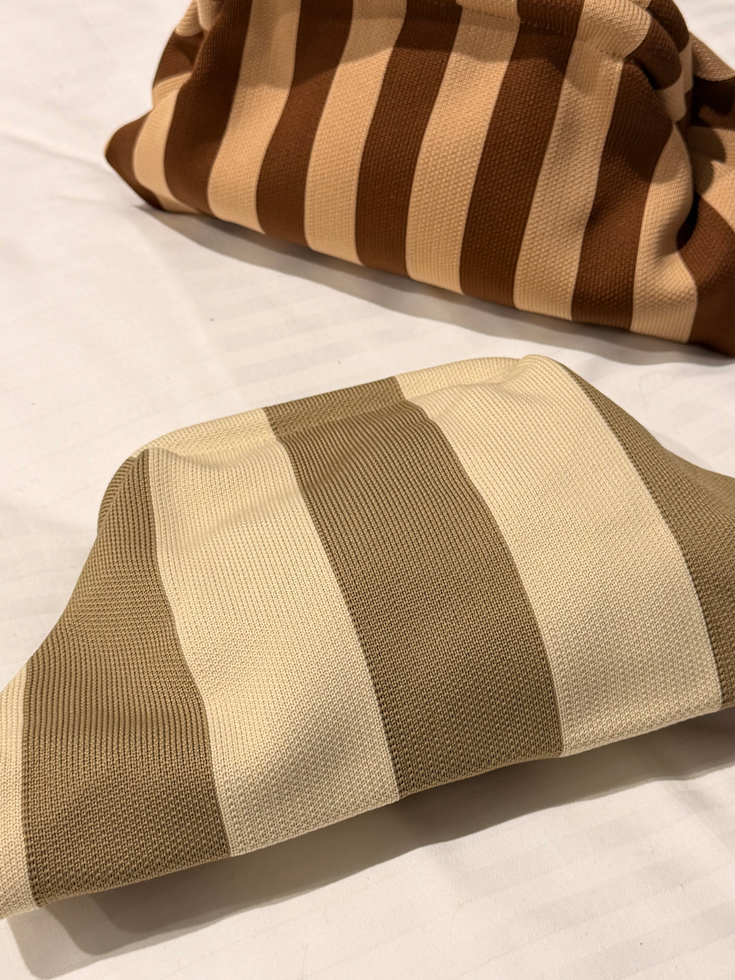 stripes clutch