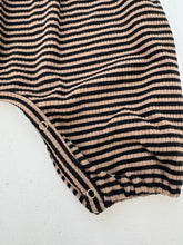 Striped cotton jumpsuit/all in one