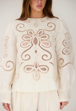 V de Vinster - Care lace blouse offwhite