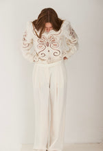V de Vinster - Care lace blouse offwhite