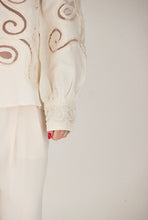 V de Vinster - Care lace blouse offwhite