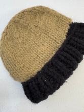 knitted two tones beanie