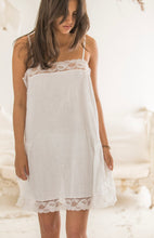 Mamapapa - Slip Lace Dress in White
