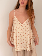 mamapapa - Llama polka dots flowy singlet top