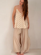 mamapapa - Llama polka dots flowy singlet top