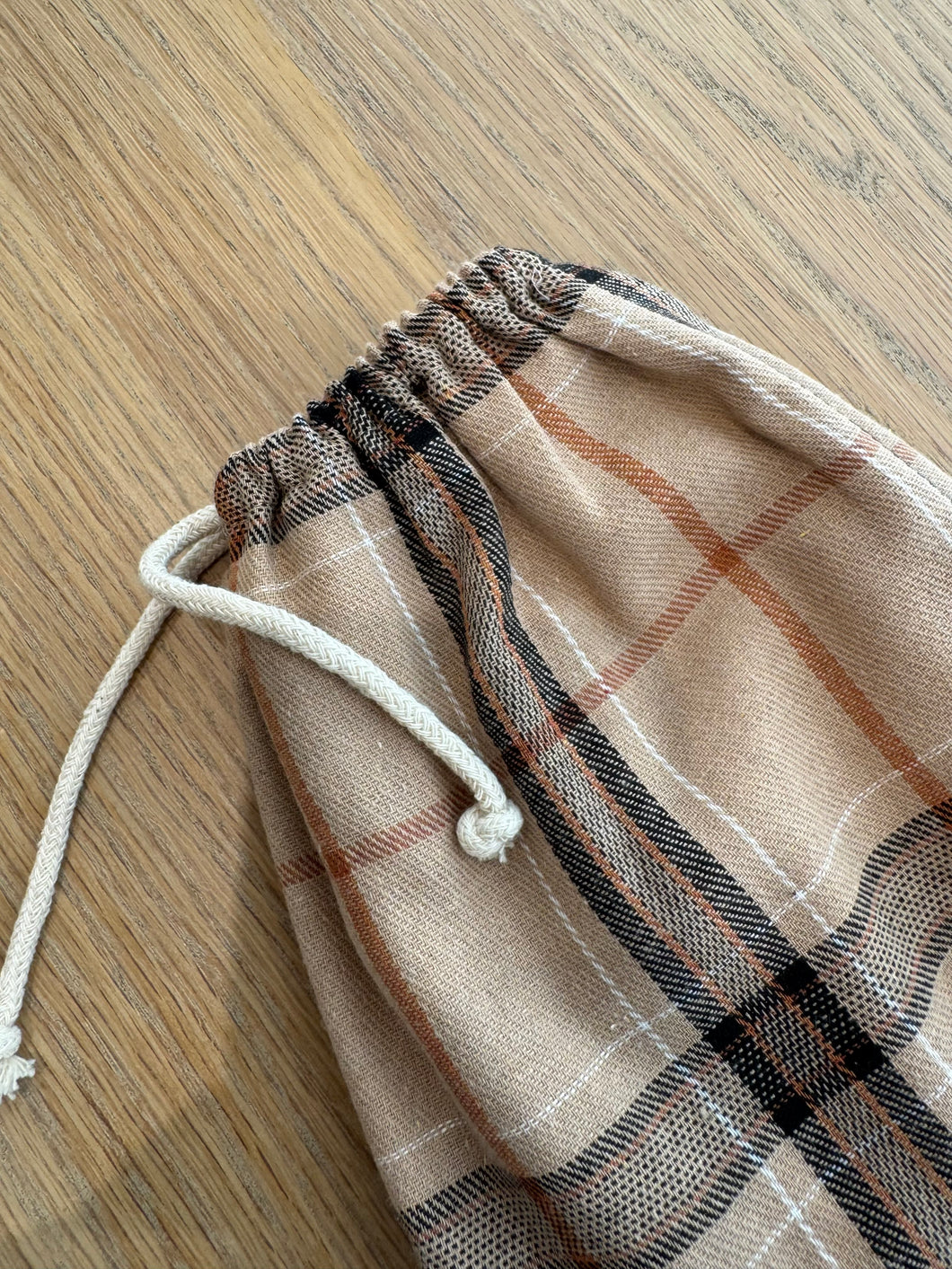 Mamapapa - baby checkers camel pants