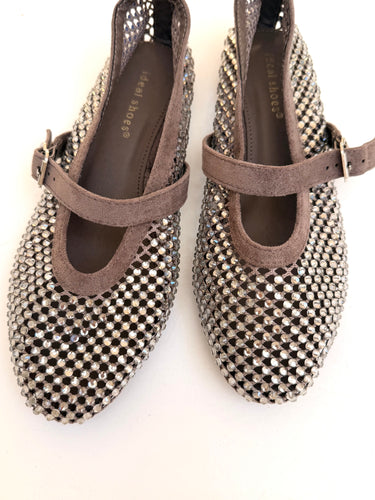 Sparkle Taupe Ballet flat