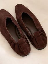 A. Emery ballet chocolate suede