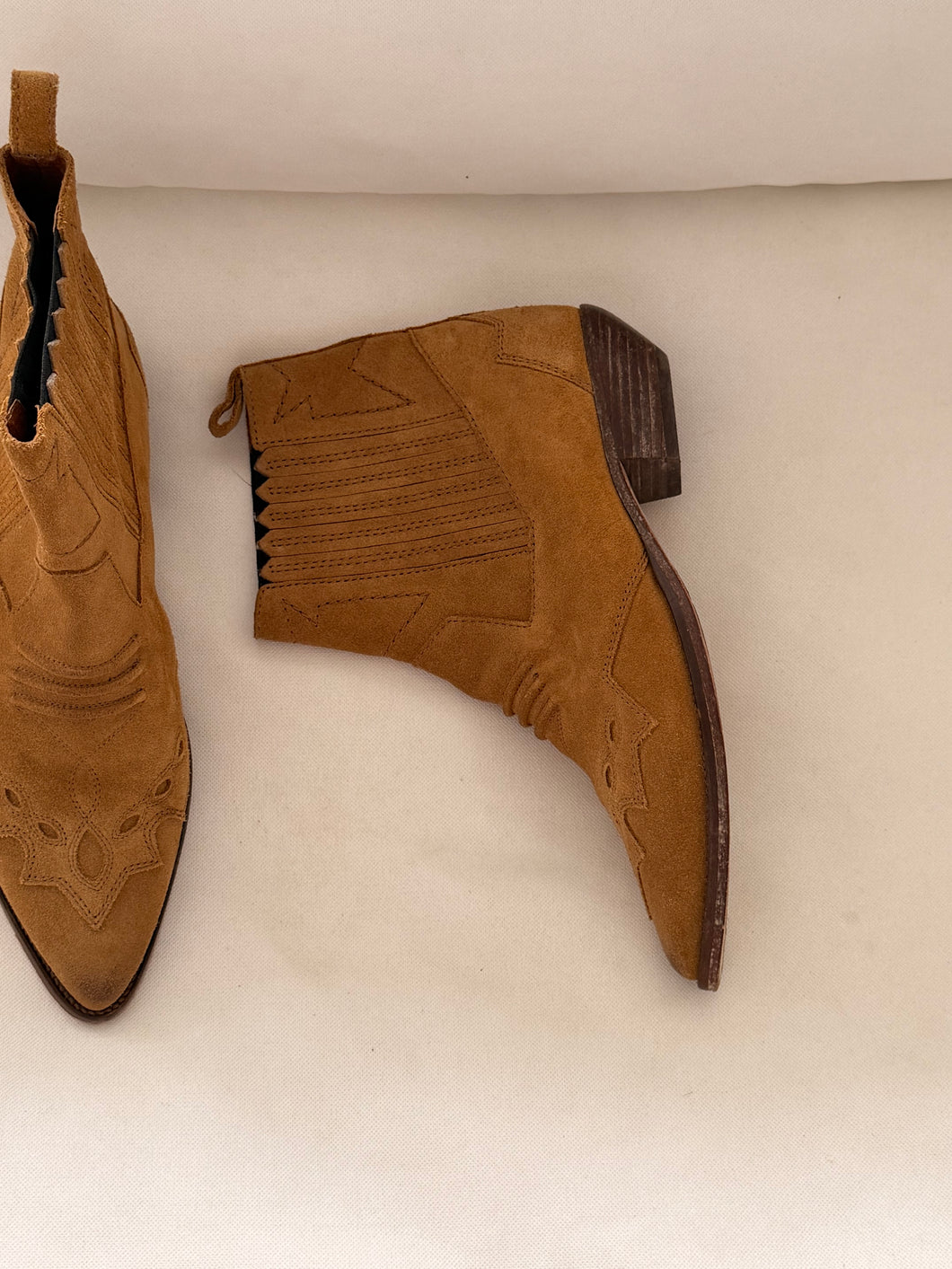 suede Tan boots