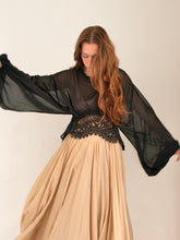 MM black blouse