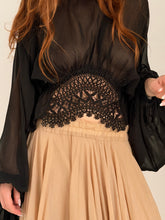 MM black blouse