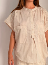 Mamapapa - Hornet Striped Blouse in Ecru