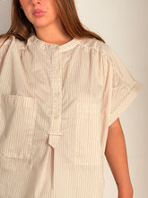 Mamapapa - Hornet Striped Blouse in Ecru